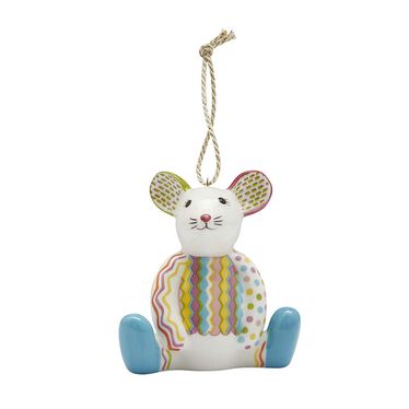 Kit Kemp Patchwork Nibbles Mouse Ornament